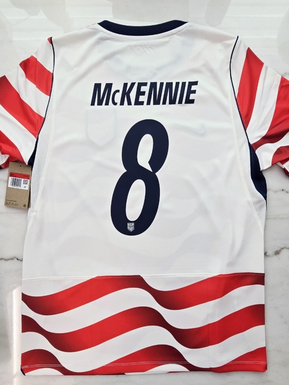 2026 Nike USA National Team USMNT #8 McKENNIE Home Soccer Jersey IB5339-133
